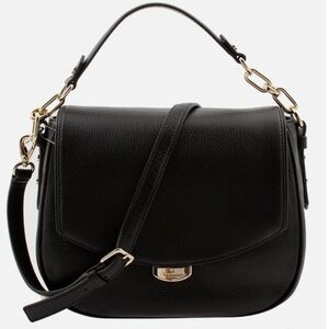 Kate Spade Mulberry Street Alecia Bag Pebbled Black Leather